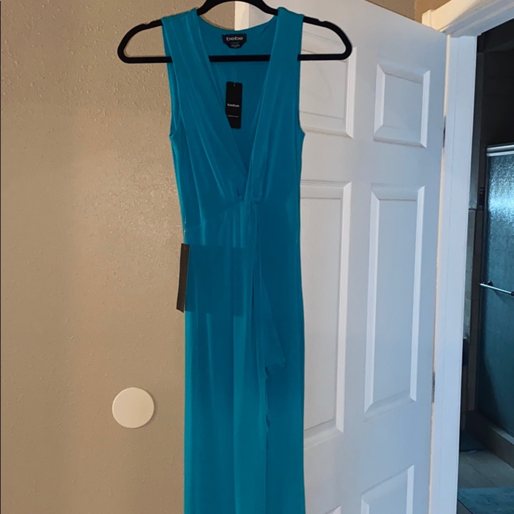 Bebe Sexy CaribbeanBlue Maxi Dress🏝️🩵
